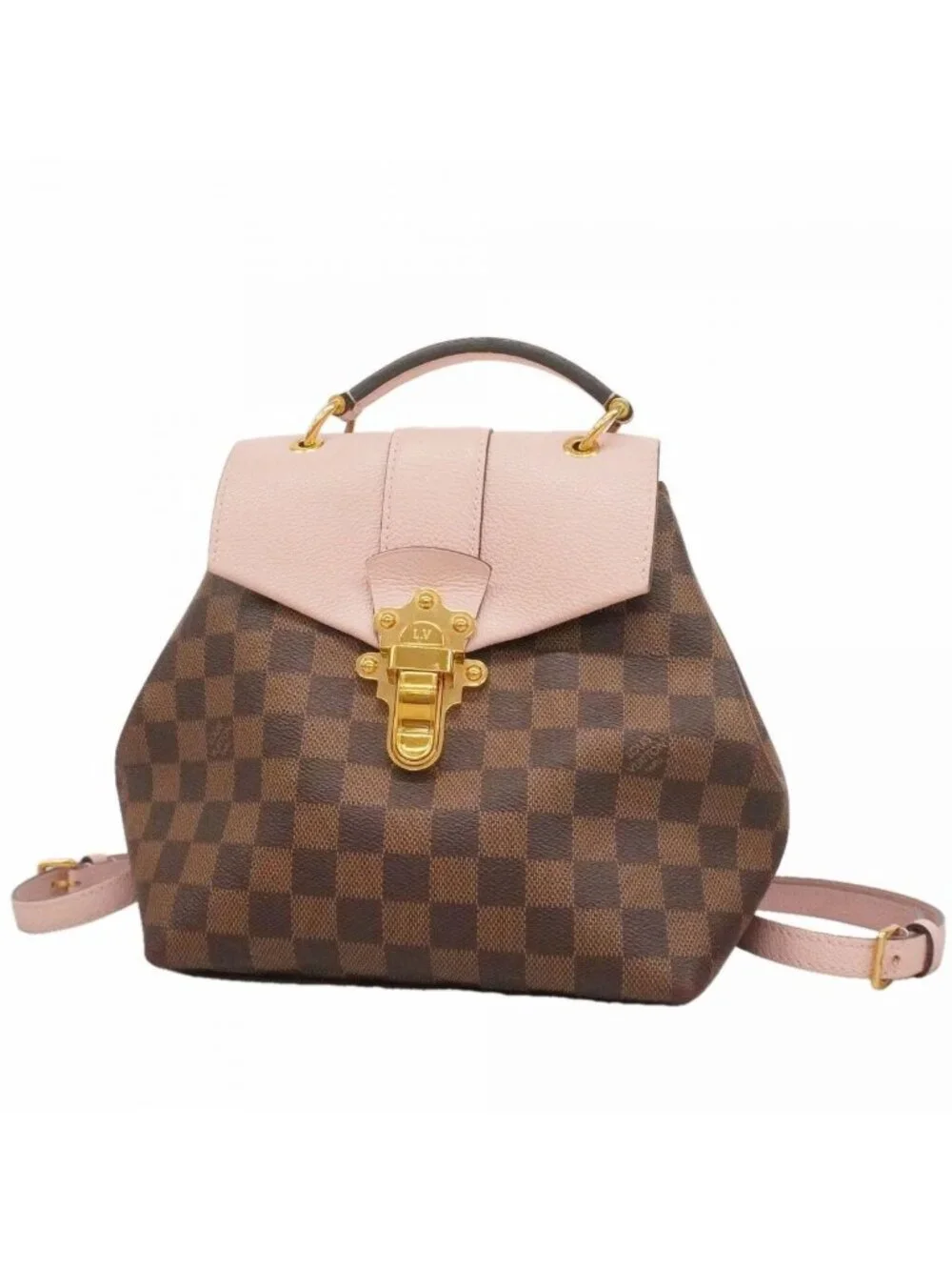 Louis Vuitton Backpack Damier Clapton Ebene Magnolia